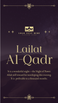 Peaceful Lailat Al-Qadr Instagram Reel