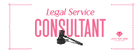 Minimalist Legal Consultant Facebook Cover