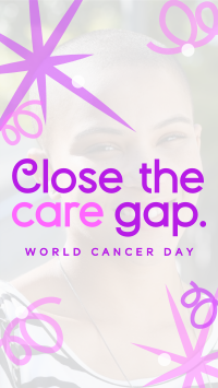 Swirls and Dots World Cancer Day Instagram Reel