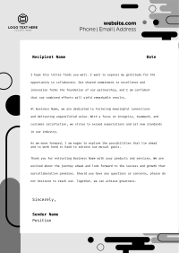 Corporate Letterhead example 2