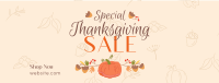 Special Thanksgiving Sale Facebook Cover