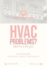 Serving You Excellent HVAC Service Flyer