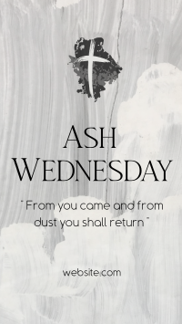 Ash Wednesday Celebration Facebook Story