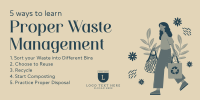 Proper Waste Management Twitter Post