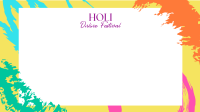 Holi Festival Zoom Background