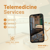 Telemedicine Services Instagram Post