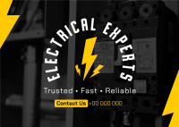 Electric Specialist Postcard example 3