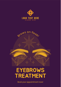 Eyebrows Treatment Flyer