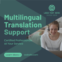 Multi-Language Support Instagram Post