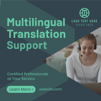 Multi-Language Support Instagram Post