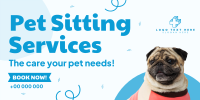 Puppy Sitting Service Twitter Post