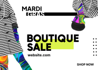 Boutique Sale Postcard