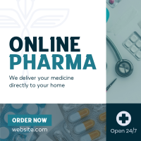 Online Pharma Business Medical Instagram Post