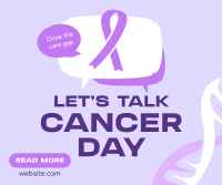 Cancer Awareness Discussion Facebook Post