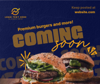 Burgers & More Coming Soon Facebook Post