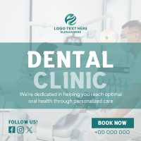 Dental Care Clinic Service Linkedin Post