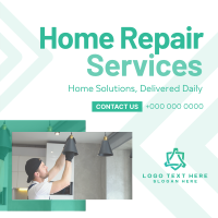 Home Repair Services Linkedin Post Design