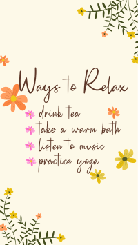 Ways to relax Facebook Story