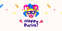 Purim Day Twitter Post