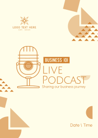 Playful Business Podcast Flyer