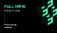 Modern Isometric Business Card