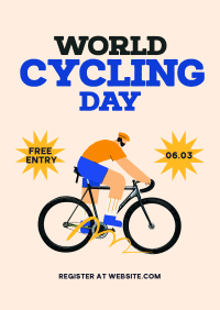 World Bicycle Day Poster