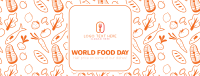 World Food Day Pattern Facebook Cover