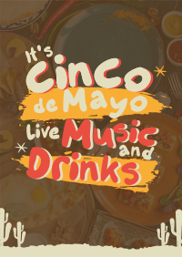 Cinco De Mayo Party Poster