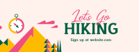 Mountain Hiking Trail Facebook Cover