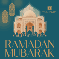 Ramadan Holiday Greetings Instagram Post Design
