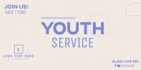 Youth Service Twitter Post