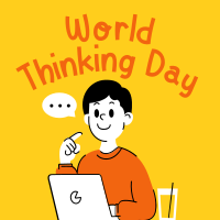 World Thinking Day Instagram Post example 2