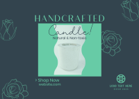 Handcrafted Candle Shop Postcard