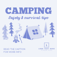 Camping Instagram Post example 3