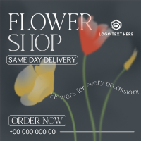 Flower Shop Delivery Instagram Post