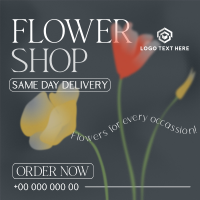 Flower Shop Delivery Instagram Post Image Preview