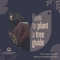 Plant Trees Guide Linkedin Post Design