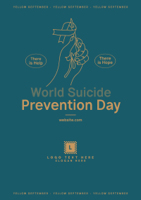 Suicide Prevention Flag Poster