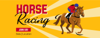 Vintage Horse Racing Facebook Cover