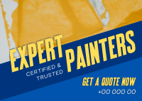 Expert Painters Postcard