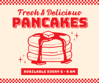 Retro Pancakes Facebook Post