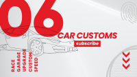 Car Custom YouTube Banner Image Preview