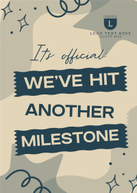 Cutesy Quirky Milestone Poster