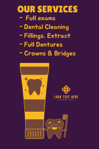 Dental Services Pinterest Pin Image Preview