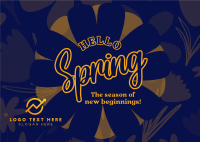 Spring Has Sprung Postcard Design