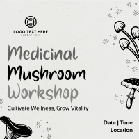 Monoline Mushroom Workshop Linkedin Post Image Preview