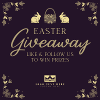 Easter Bunny Giveaway Instagram Post