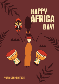 Africa Day Greeting Poster