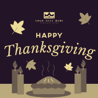 Blessed Thanksgiving Pie Linkedin Post