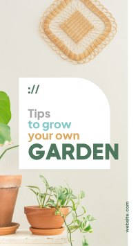 Garden Tips Facebook Story